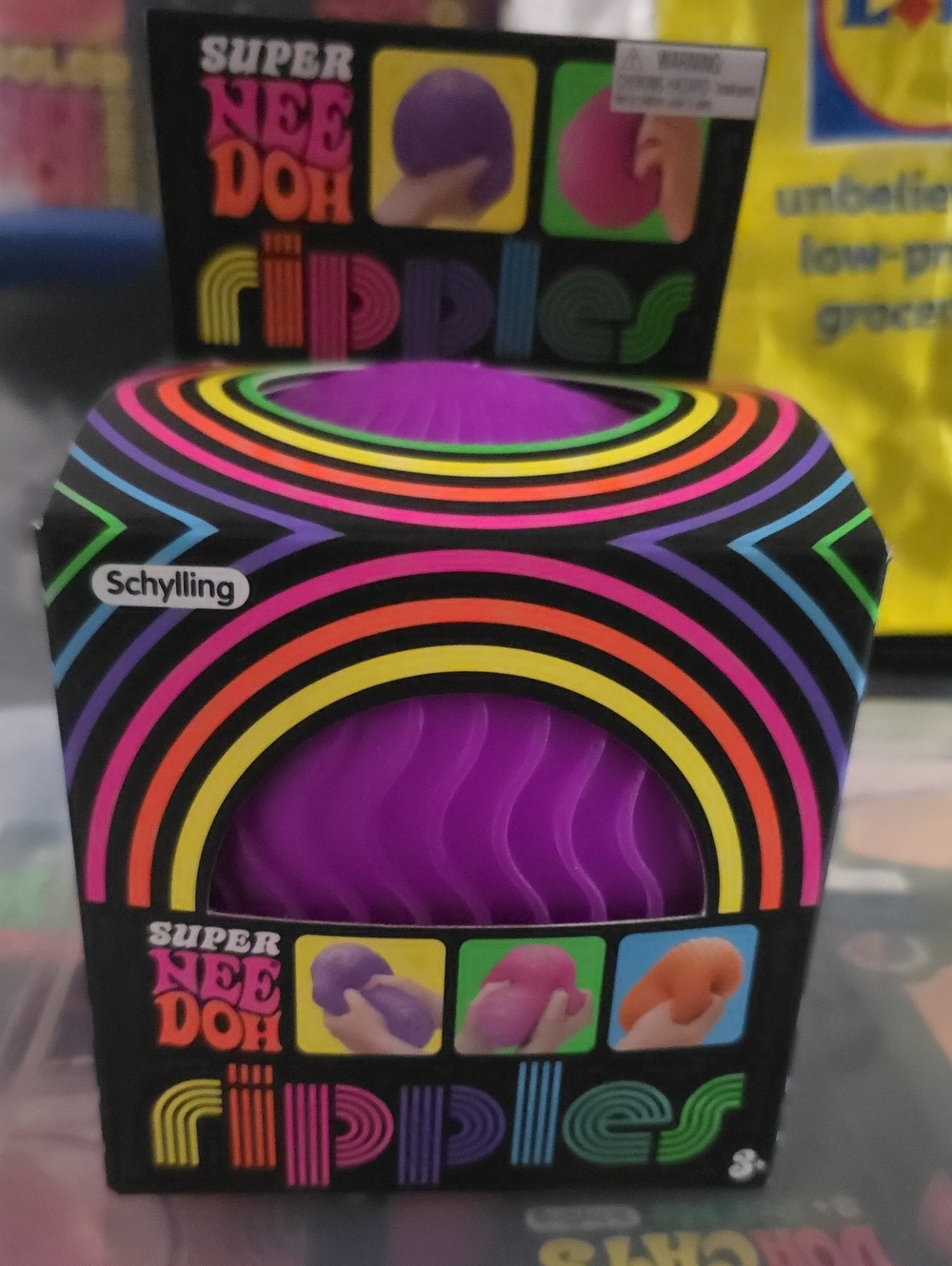 Super NeeDoh Fiddlies Purple Stress Toy